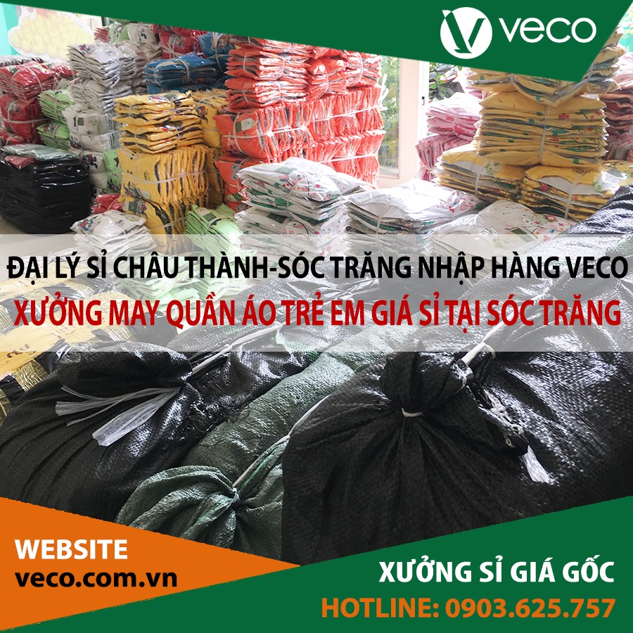 Veco-Xưởng may quần áo trẻ em giá sỉ tại Sóc Trăng